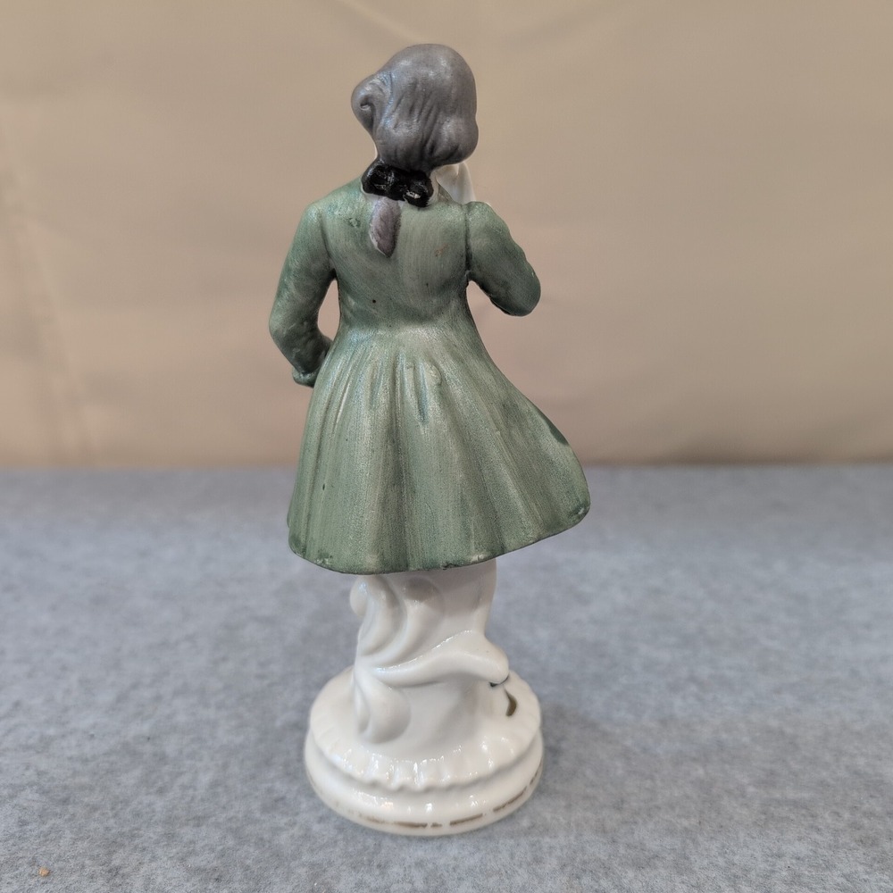 VTG Hal-Sey Fifth Ave L & M Porcelain Figurine‎ Man Gentleman Green Coat Japan - Picture 2 of 3